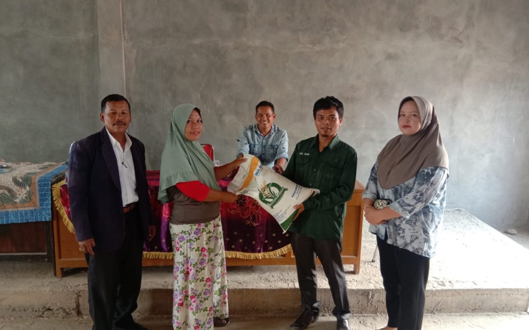 Distribusi Bantuan Beras-Badan Pangan Nasional RI Nagari Panyubarangan