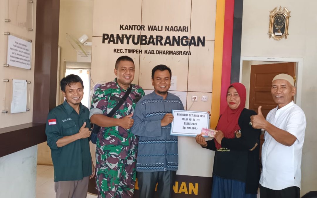 Realisasi BLT-DD April-Juni 2023 Nagari Panyubarangan