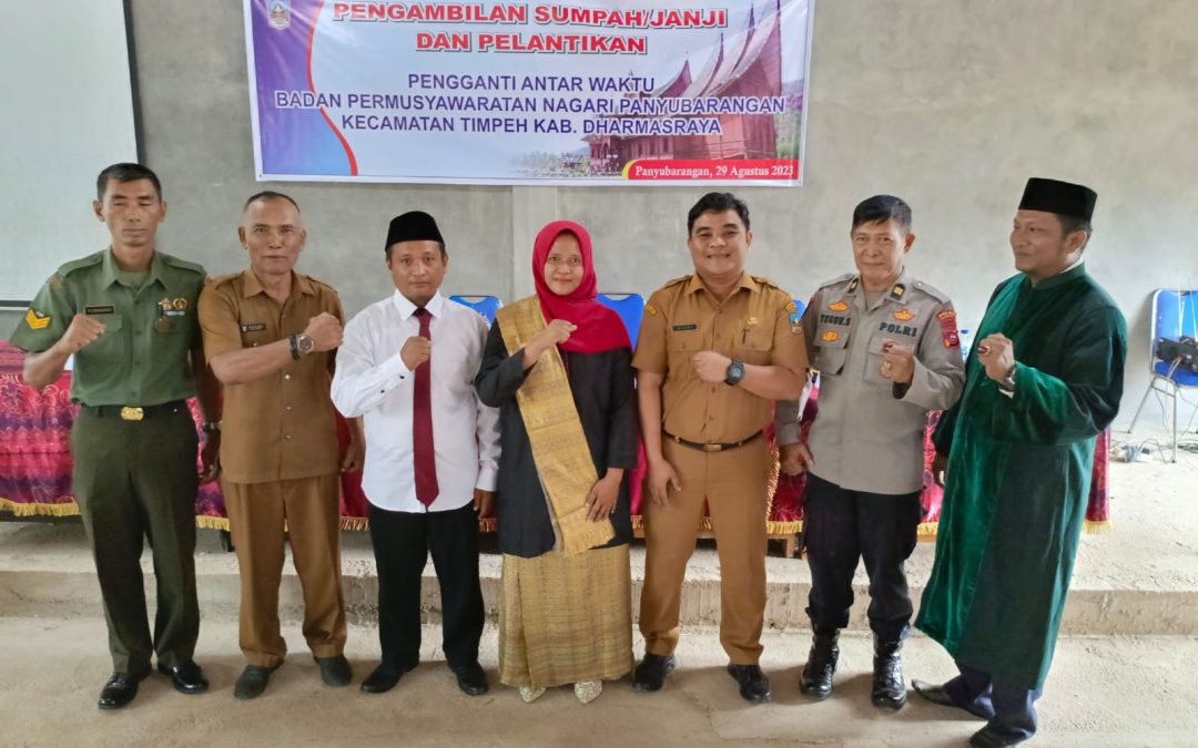 Pelantikan PAW Bamus Nagari Panyubarangan