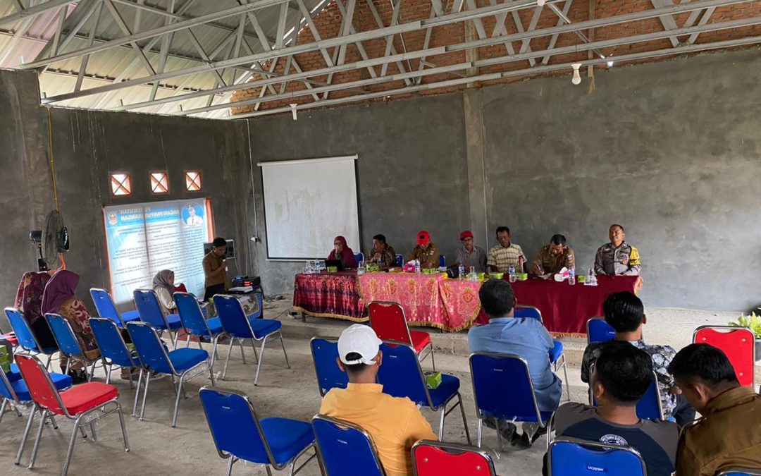 Musyawarah Penetapan Hasil Pemutakhiran Data Nagari (SDGS) Tahun 2023